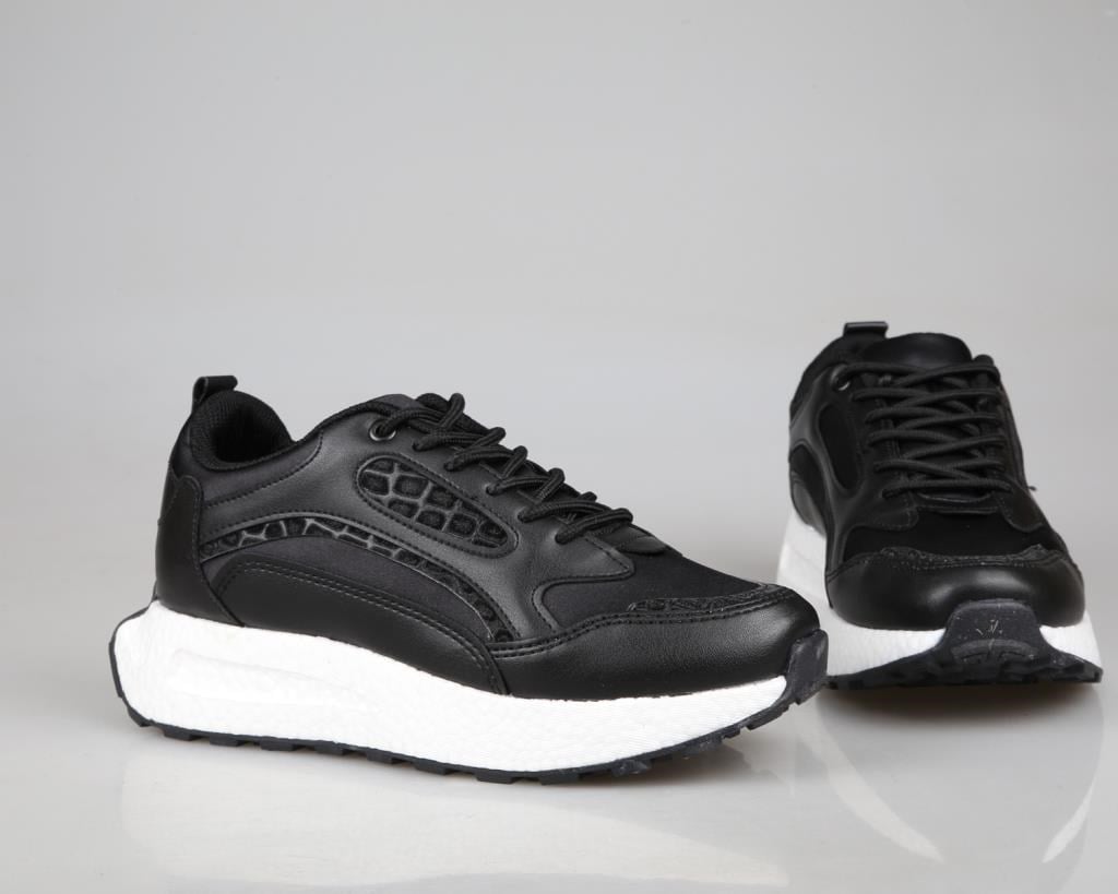 Marka Sesi 307 Siyah-Beyaz Kadın Sneakers