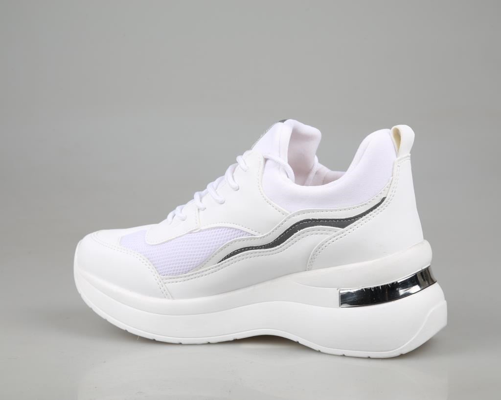 Marka Sesi 327 Beyaz Kadın Sneakers