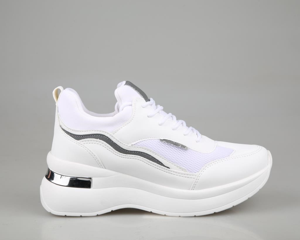 Marka Sesi 327 Beyaz Kadın Sneakers