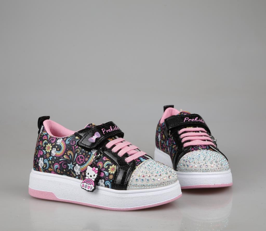 Marka Sesi 4004 Siyah Pembe Çocuk Sneakers
