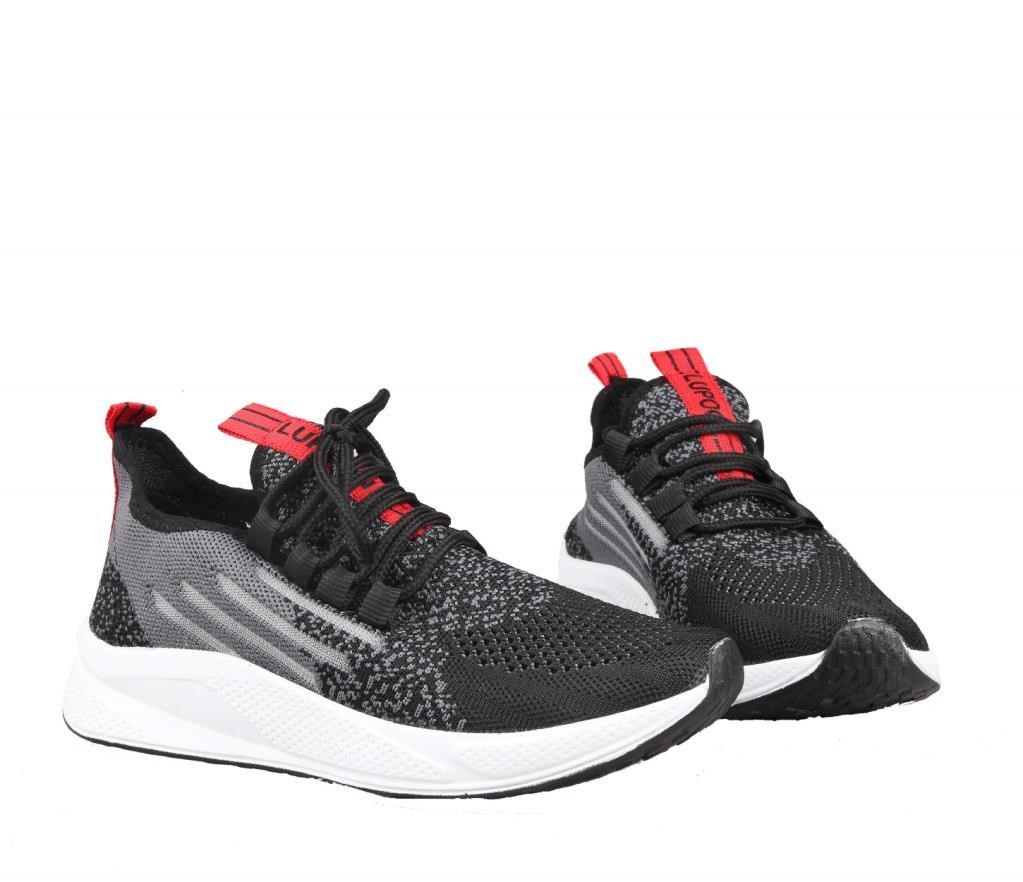 Marka Sesi 507 Siyah-Kırmızı Unisex Sneakers