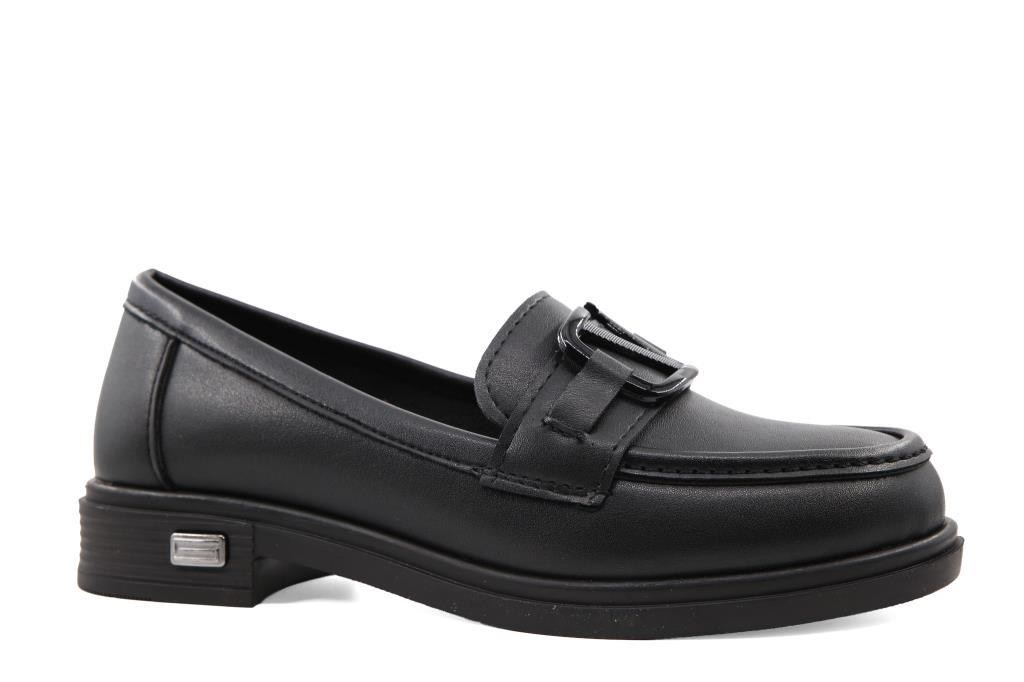 Marka Sesi HS815 Loafer Siyah Kadın Babet