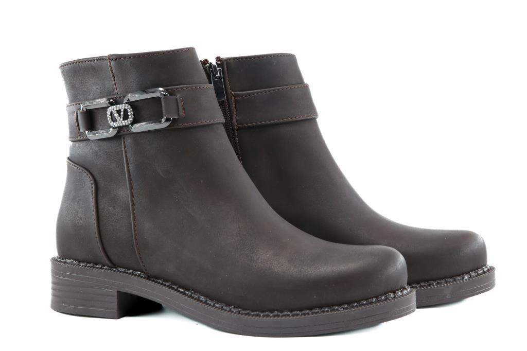 Marka Sesi SG070 Kahve Zümrüt Kadın Bot