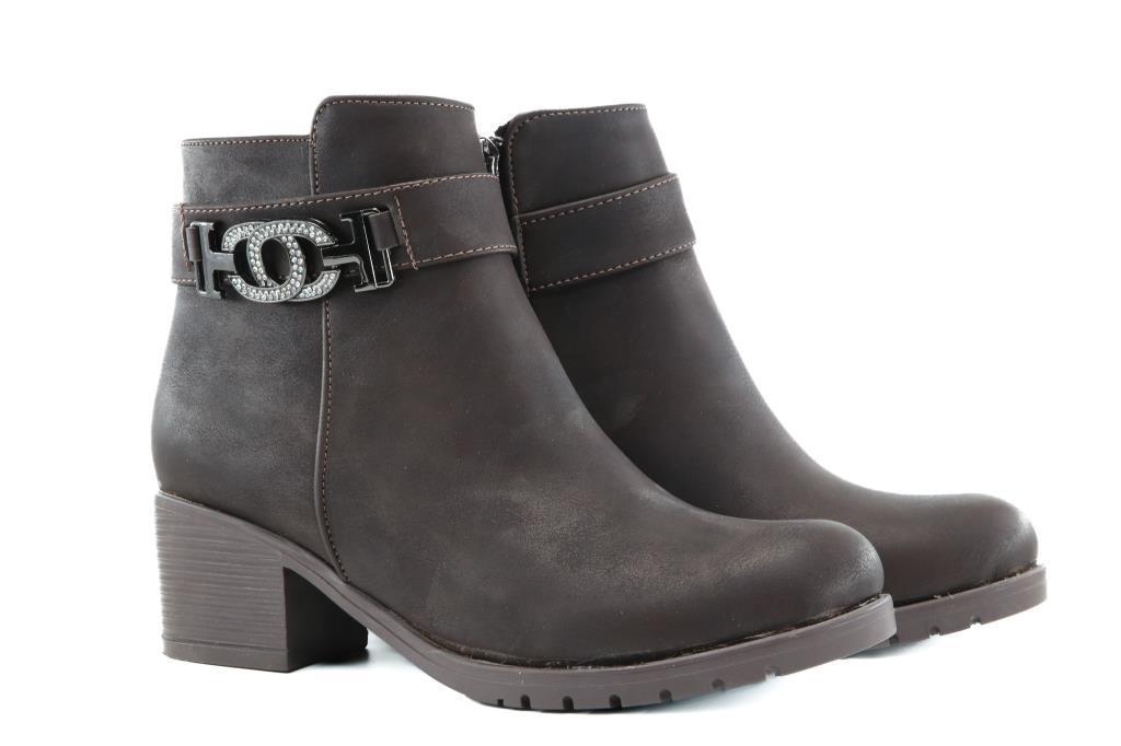 Marka Sesi SG455 Kahve Zümrüt Kadın Bot