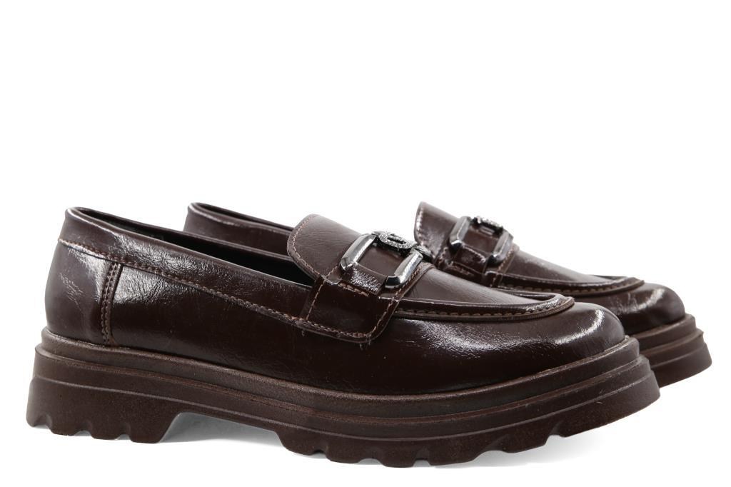Marka Sesi SL2001 Loafer Kahve Kadın Babet