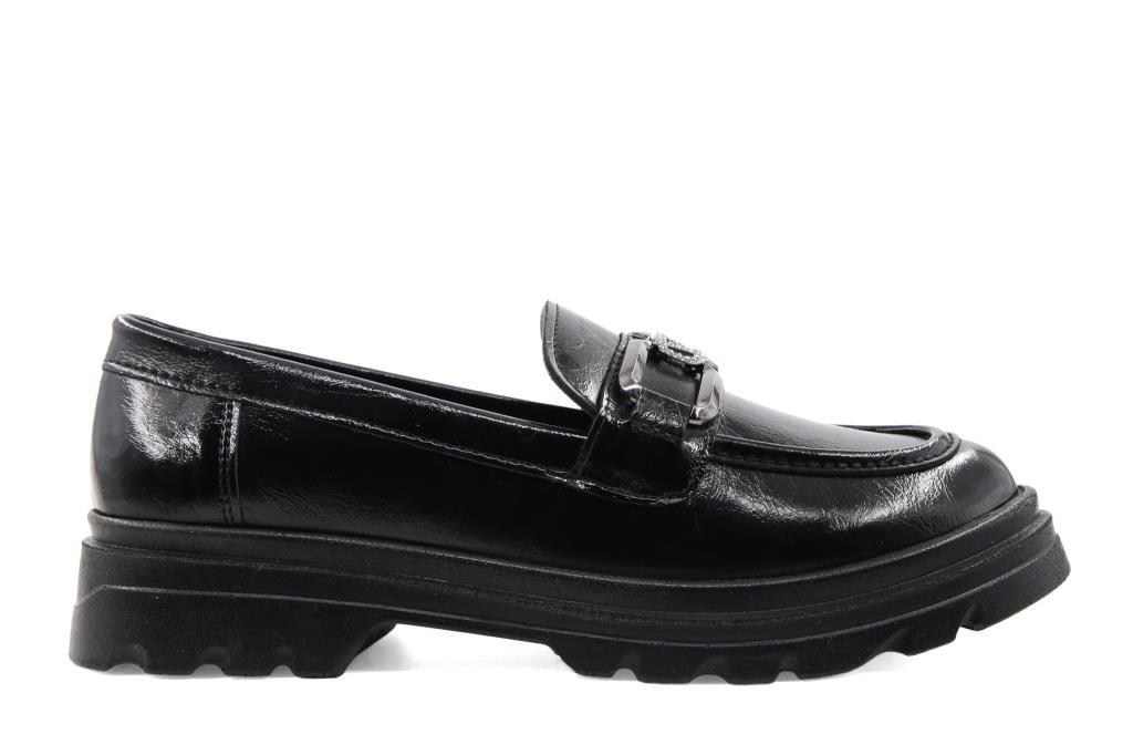 Marka Sesi SL2001 Loafer Siyah Kadın Babet