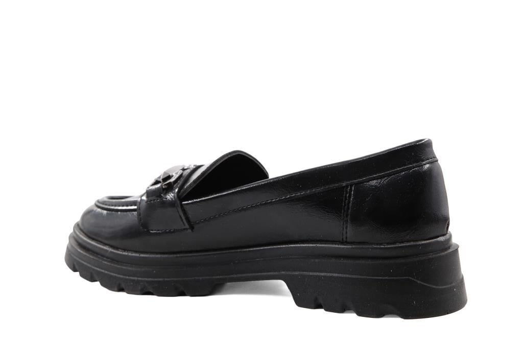Marka Sesi SL2004 Loafer Siyah Kadın Babet