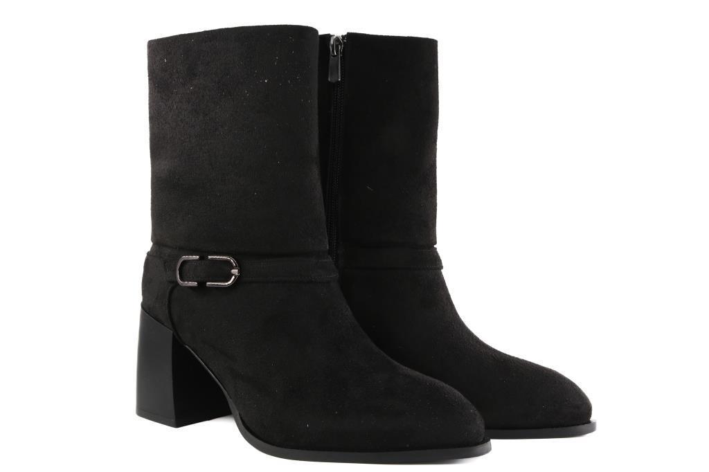 Miss Park Moda 106 k946 Siyah Suet Kadın Bot