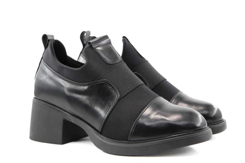 Miss Park Moda 207 k6668 Loafer Siyah Kadın Günlük Ayakkabı