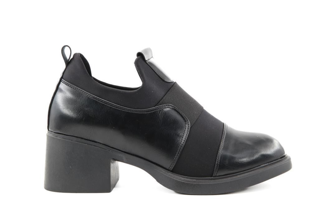 Miss Park Moda 207 k6668 Loafer Siyah Kadın Günlük Ayakkabı