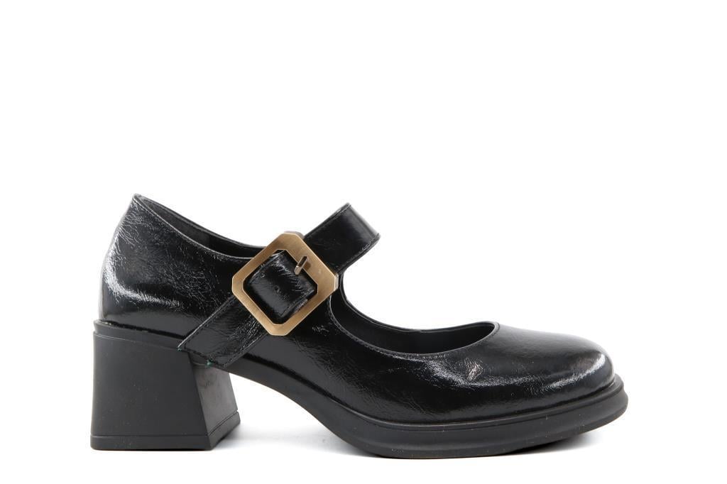 Miss Park Moda 386 k1360 Loafer Siyah Rugan Kadın Günlük Ayakkabı