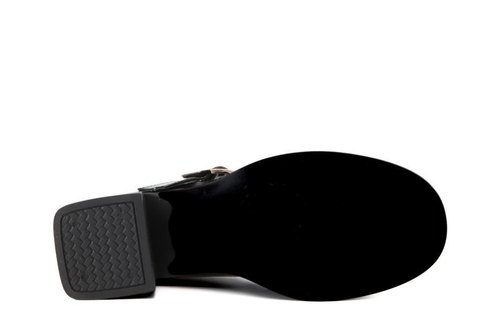 Miss Park Moda 386 k1360 Loafer Siyah Rugan Kadın Günlük Ayakkabı