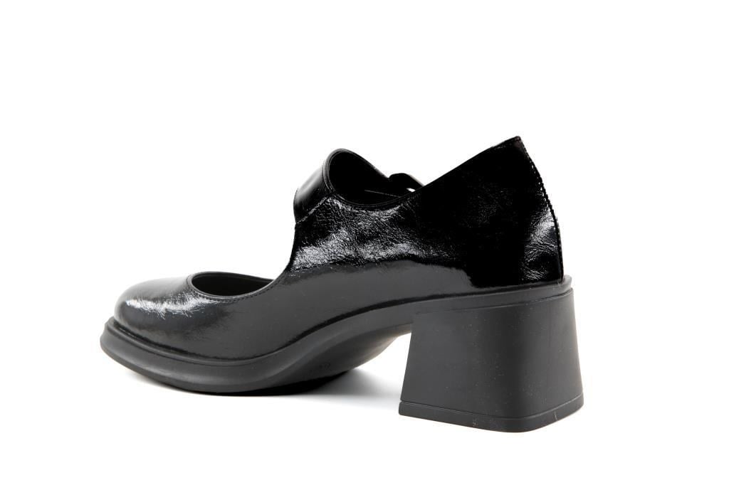 Miss Park Moda 386 k1360 Loafer Siyah Rugan Kadın Günlük Ayakkabı