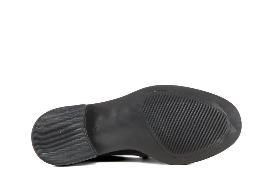 Miss Park Moda 386 k909 Loafer Siyah Rugan Kadın Günlük Ayakkabı