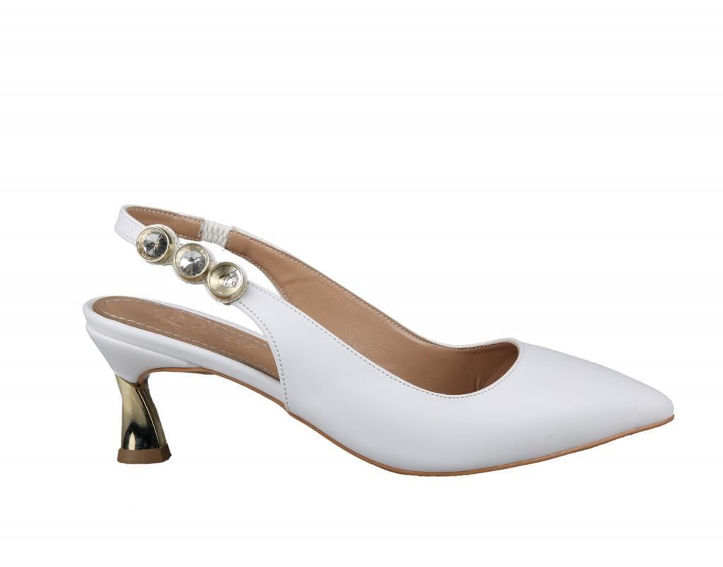 Miss Park Moda pm221 k802 Beyaz Kadın Stiletto