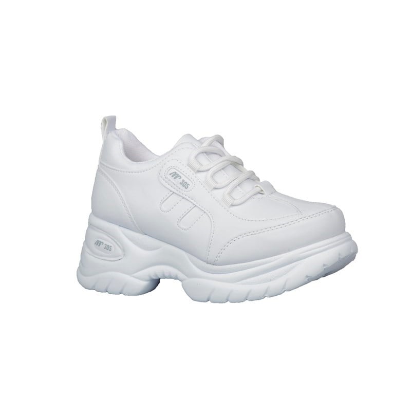 MP 232-305 Dolgu Topuk Beyaz Kadın Sneakers