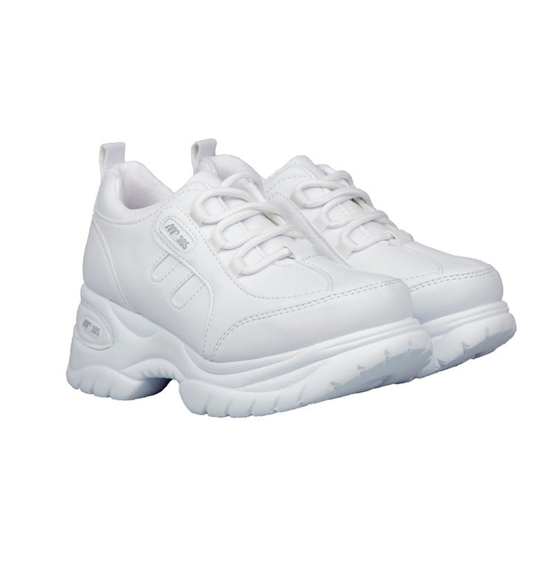 MP 232-305 Dolgu Topuk Beyaz Kadın Sneakers