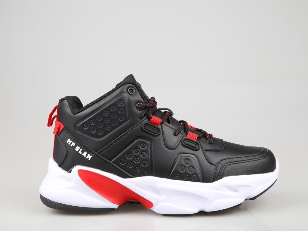 MP 242-2055 Basket Siyah-Kırmızı Unisex Sneakers