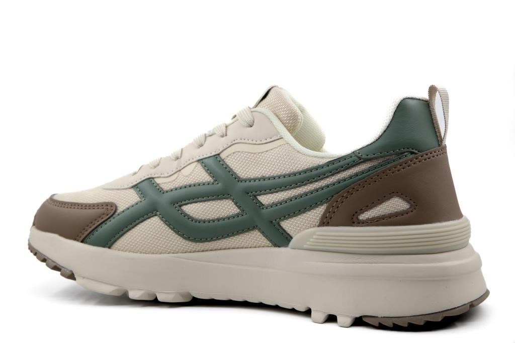 MP 261-6727 Bej yeşil Erkek Sneakers