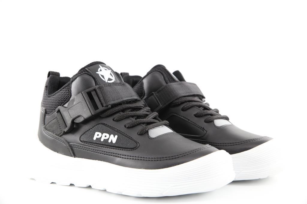 Pepino 2036 Siyah-Beyaz Çocuk Sneakers