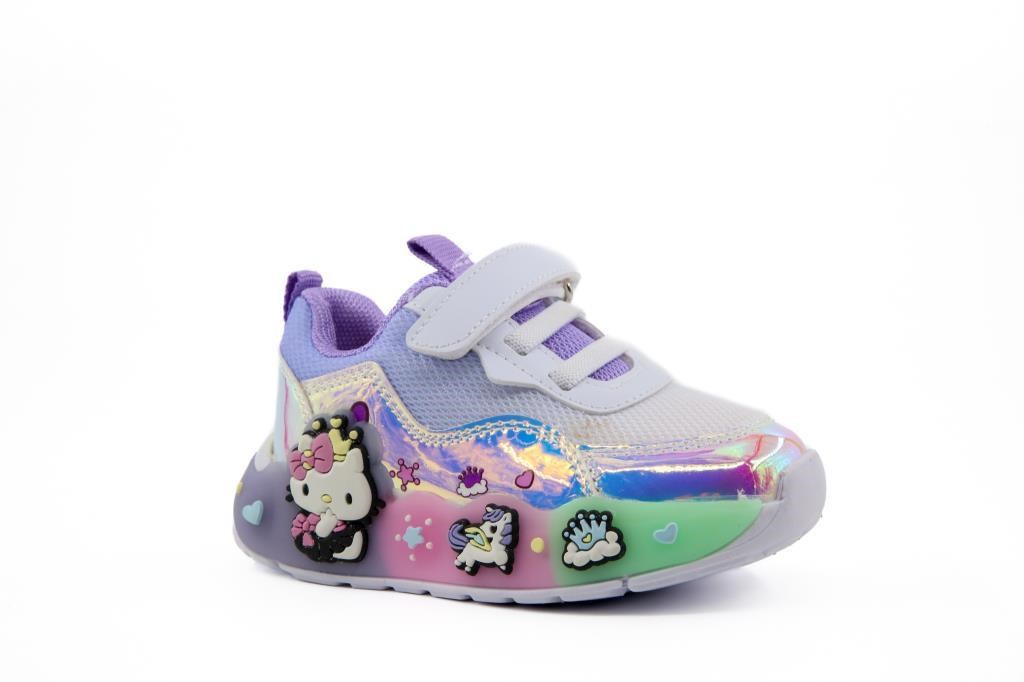 Pepino 2184 Beyaz Lila Çocuk Sneakers