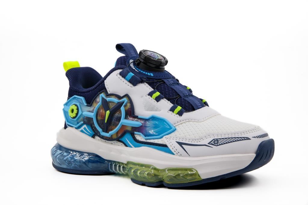 Pepino 2196 Beyaz Lacivert Çocuk Sneakers