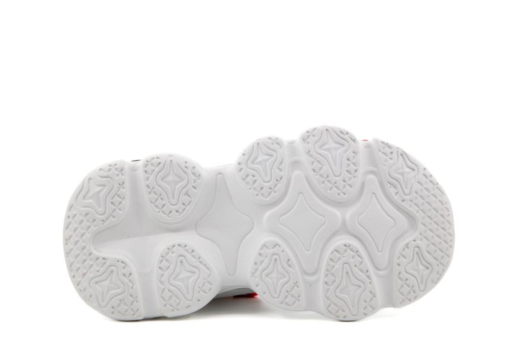 Pepino 2206 Beyaz-Kırmızı Çocuk Sneakers