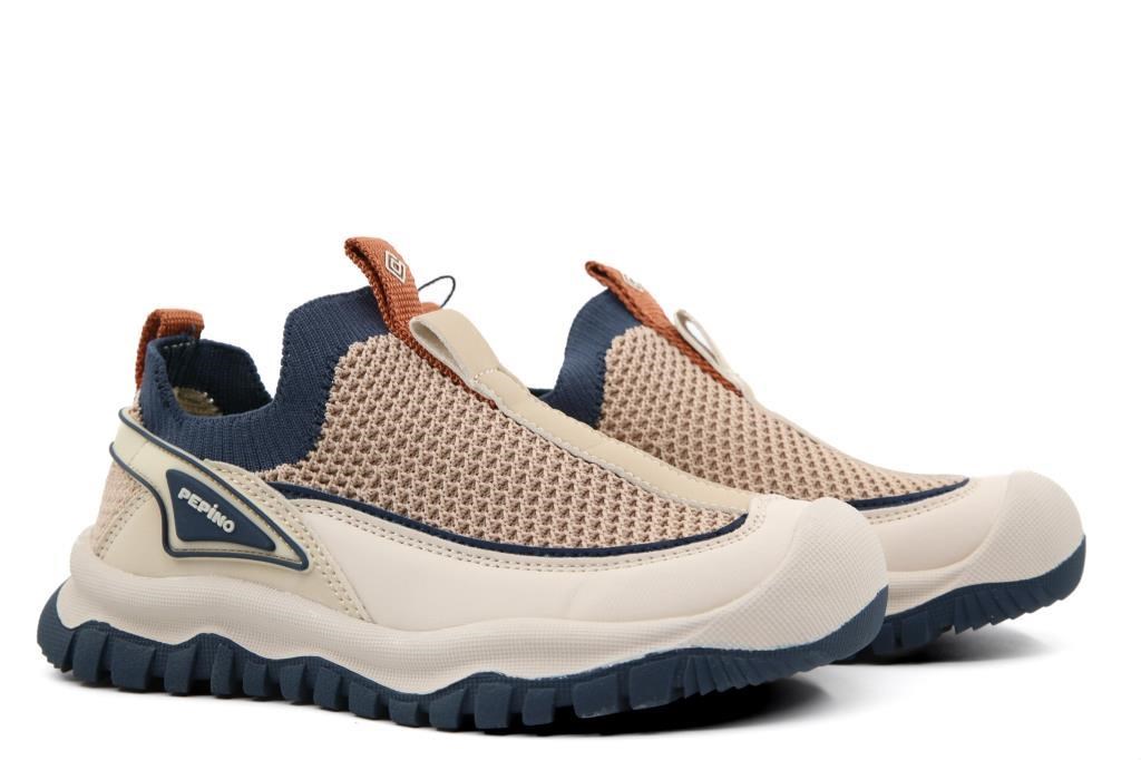 Pepino 2233 Bej Lacivert Çocuk Sneakers