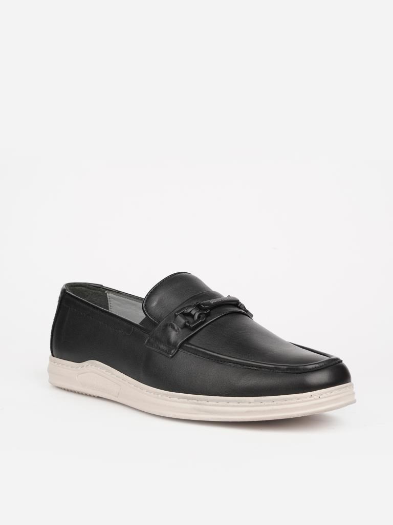 Pierre Cardin 191074 Hakiki Deri Siyah Erkek Günlük Ayakkabı