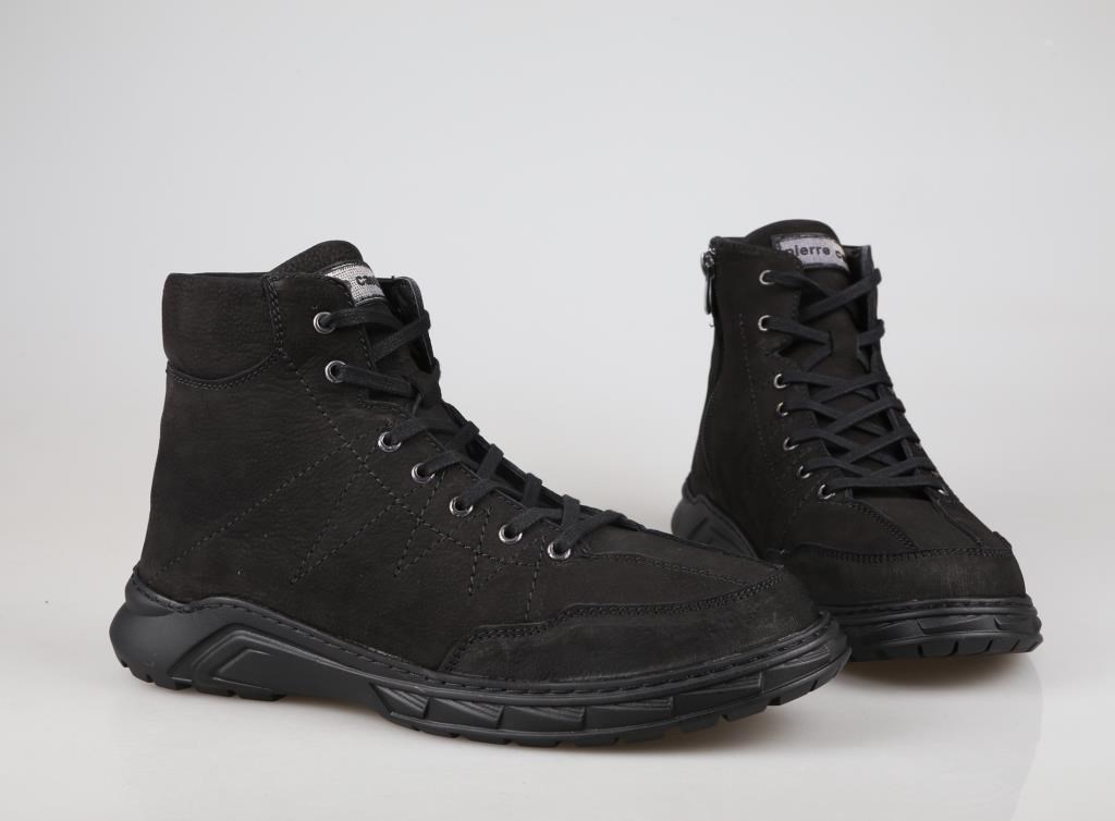 Pierre Cardin 221110 Siyah Nubuk Erkek Bot