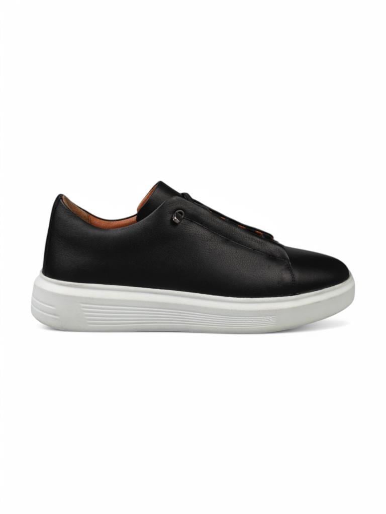 Pierre Cardin 62113 Hakiki Deri Siyah Erkek Günlük Ayakkabı