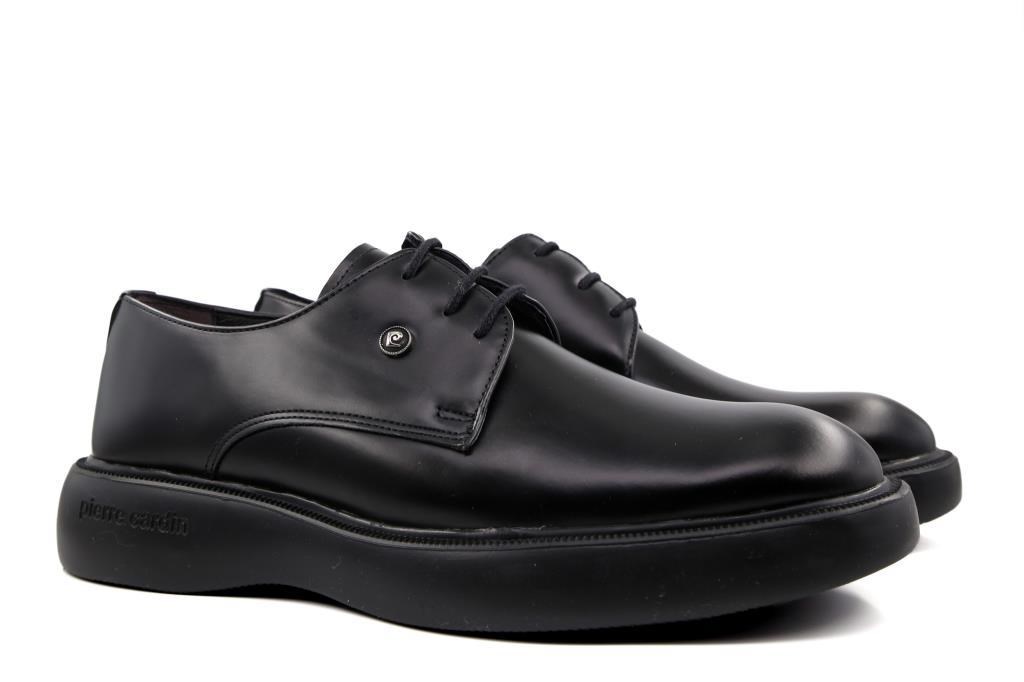 Pierre Cardin 70914 Hakiki Deri Siyah Erkek Günlük Ayakkabı