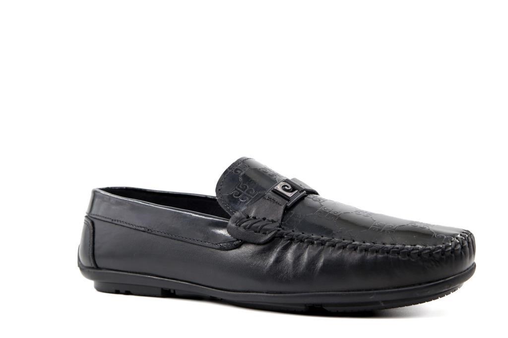 Pierre Cardin 90305 Hakiki Deri Siyah Rugan Erkek Günlük Ayakkabı