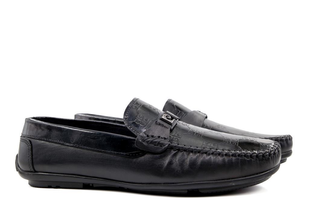 Pierre Cardin 90305 Hakiki Deri Siyah Rugan Erkek Günlük Ayakkabı