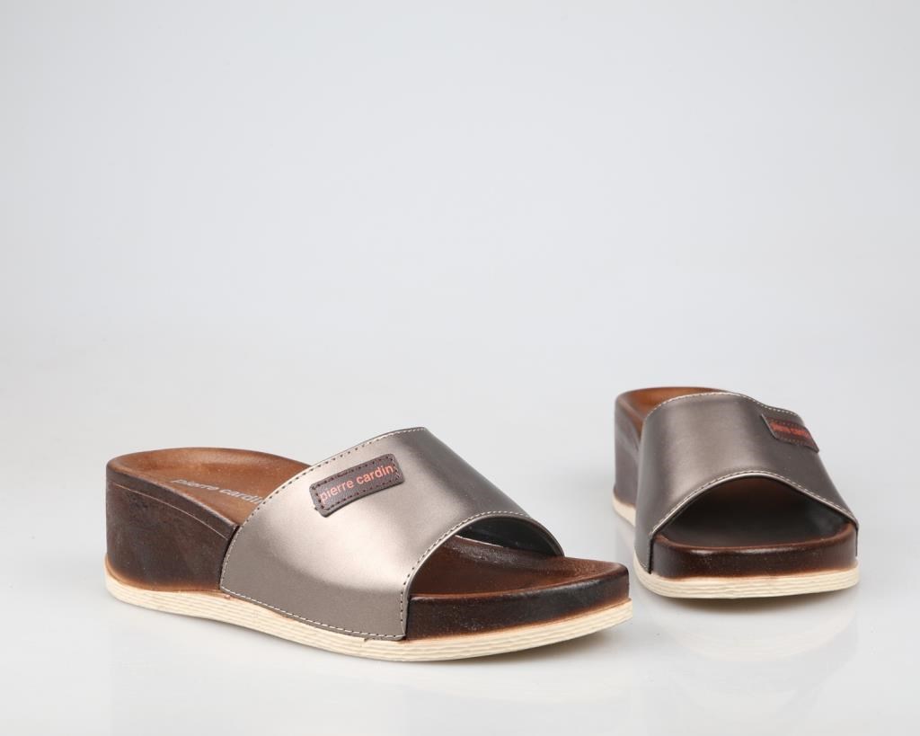 Pierre Cardin Pc-7030 Ortopedik Platin Kadın Terlik