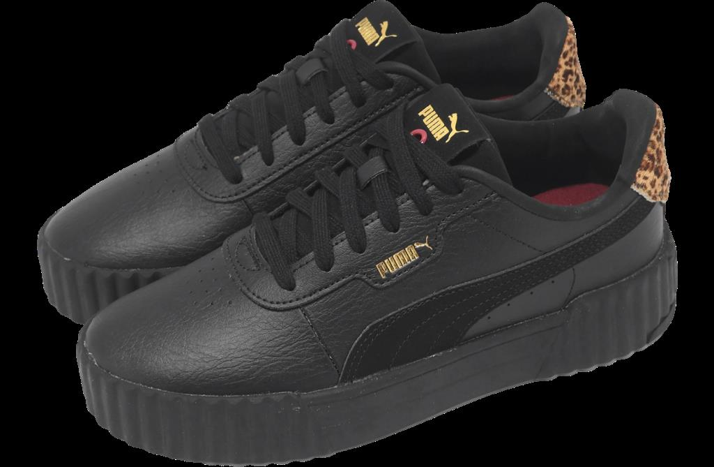 Puma Carina 3.0 Animal Flair 402642 02 Siyah Unisex Sneakers