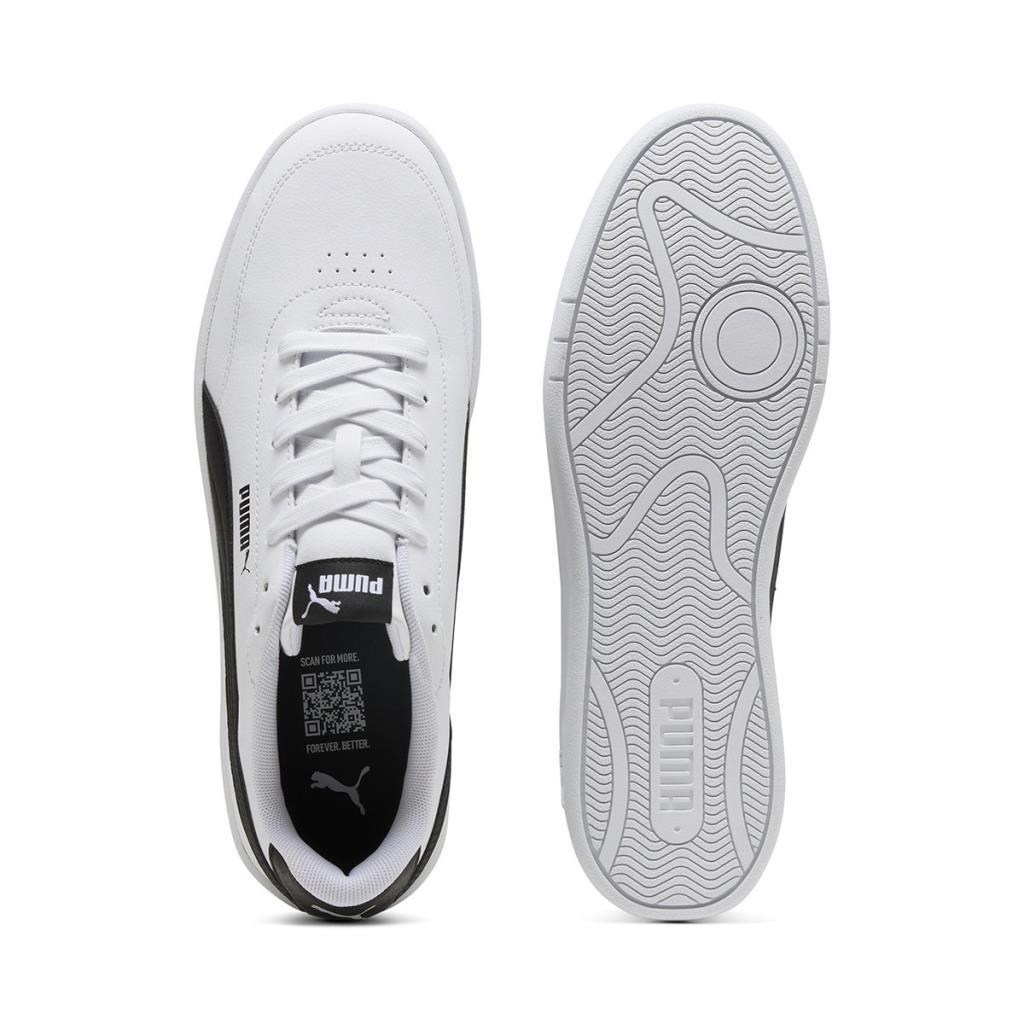 Puma Court Classic Clean 402223 01 Beyaz-Siyah Erkek Sneakers