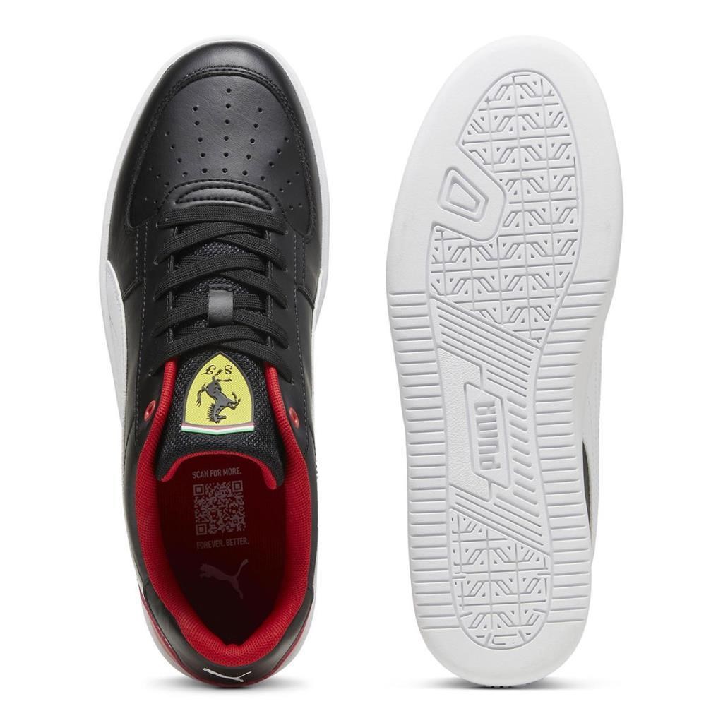 Puma Ferrari Caven 2.0 308159 04 Siyah-Beyaz Unisex Sneakers
