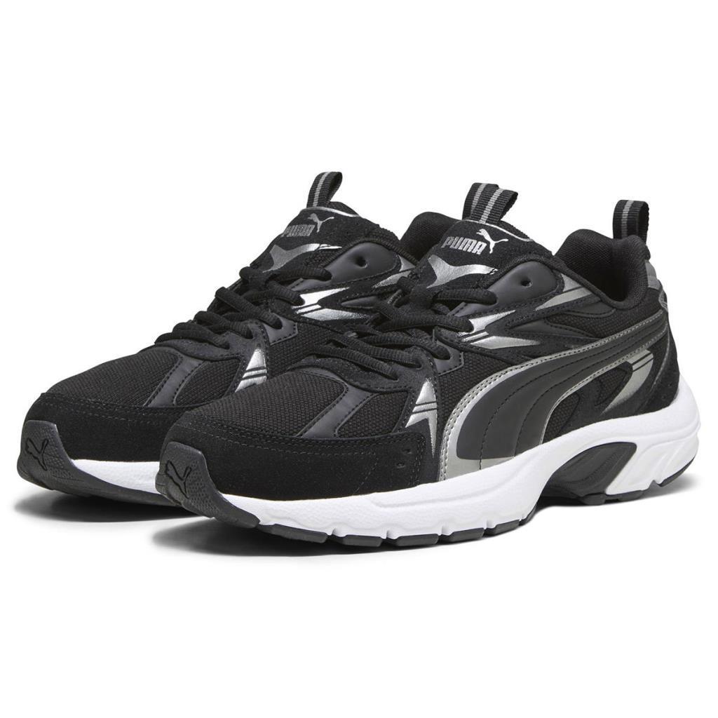 Puma Milenio Tech Suede 393489 01 Siyah-Gri Unisex Sneakers