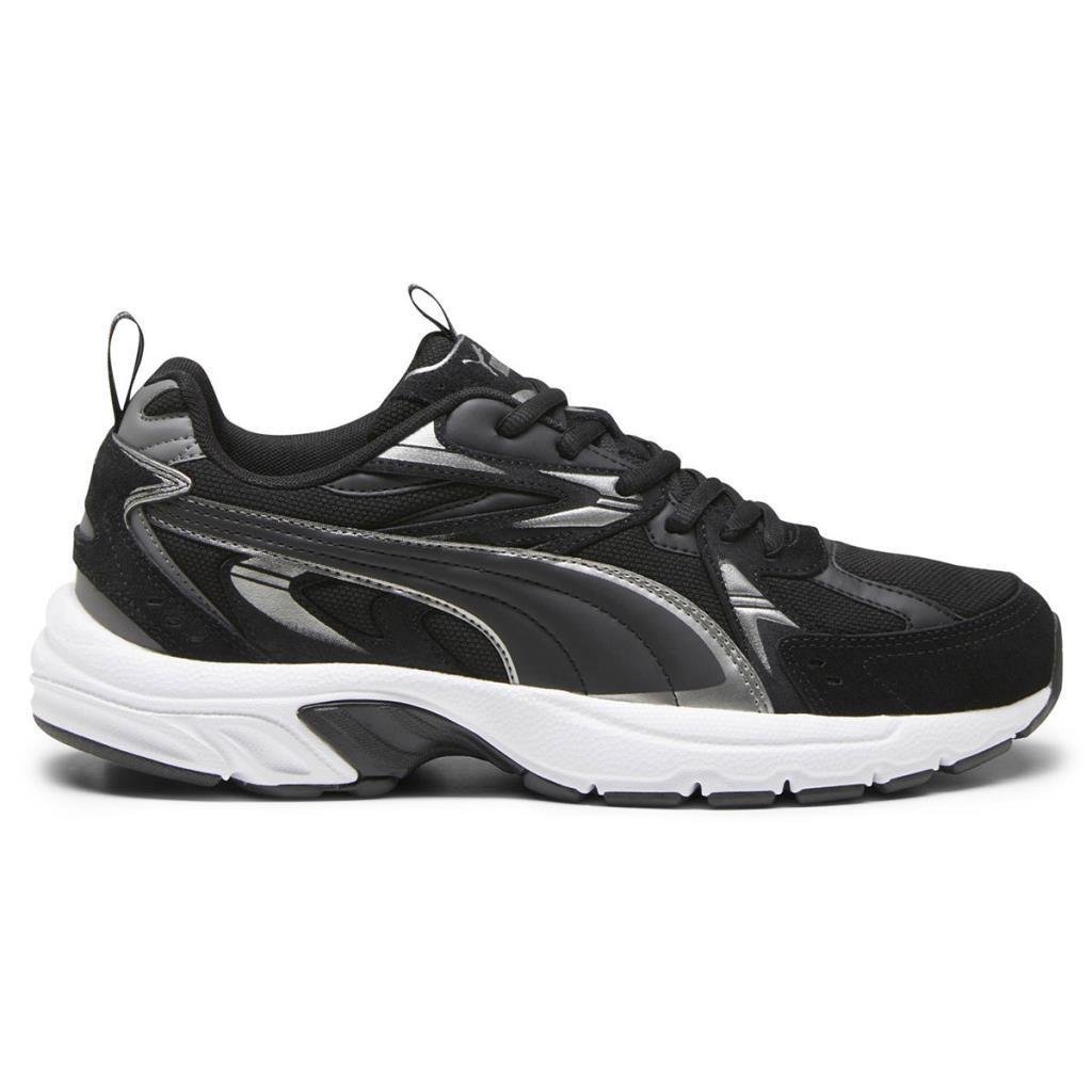Puma Milenio Tech Suede 393489 01 Siyah-Gri Unisex Sneakers