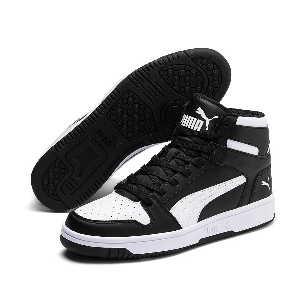 Puma Rebound LayUp SL 369573 01 Siyah-Beyaz Unisex Sneakers