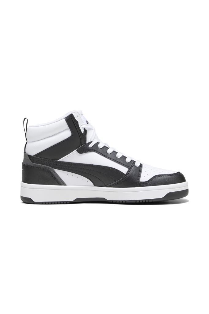 Puma Rebound v6 392326 01 Beyaz-Siyah Unisex Sneakers