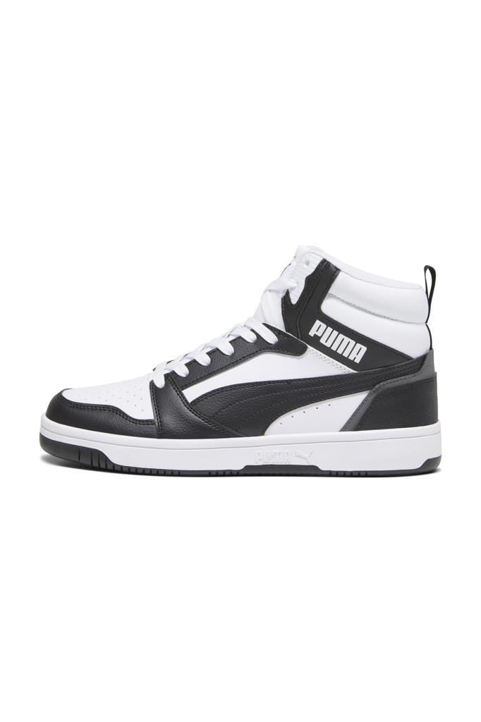 Puma Rebound v6 392326 01 Beyaz-Siyah Unisex Sneakers