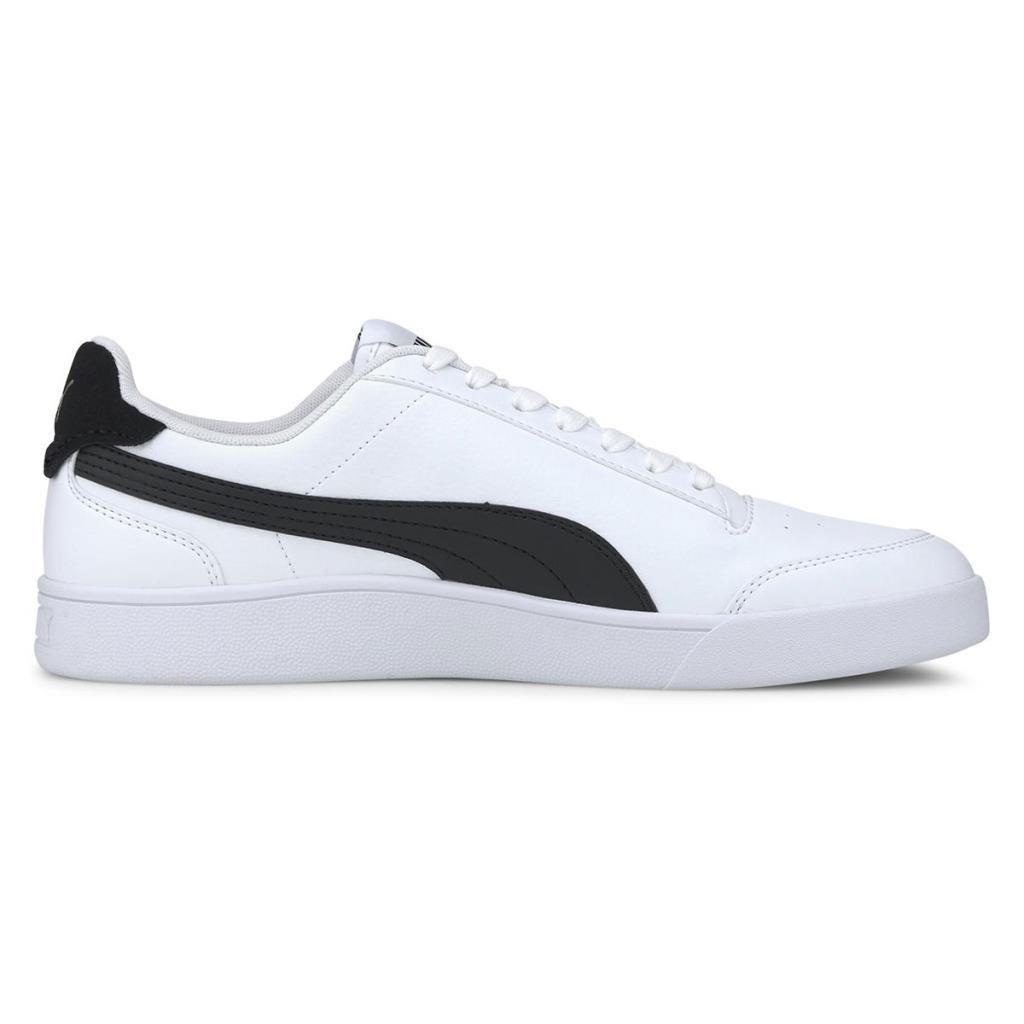 Puma Shuffle 309668 03 Beyaz-Siyah Unisex Sneakers