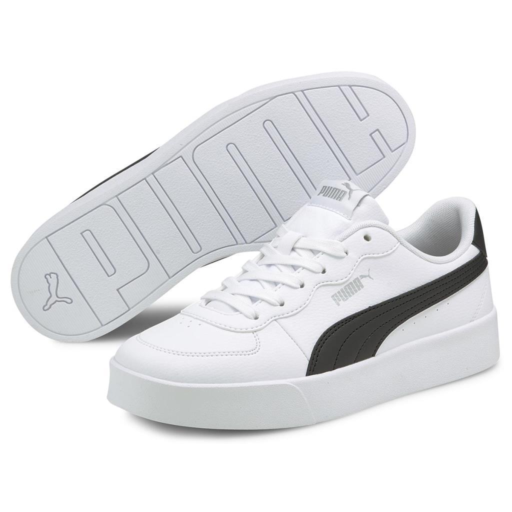 Puma Skye Clean 380147 04 Beyaz-Siyah Unisex Sneakers