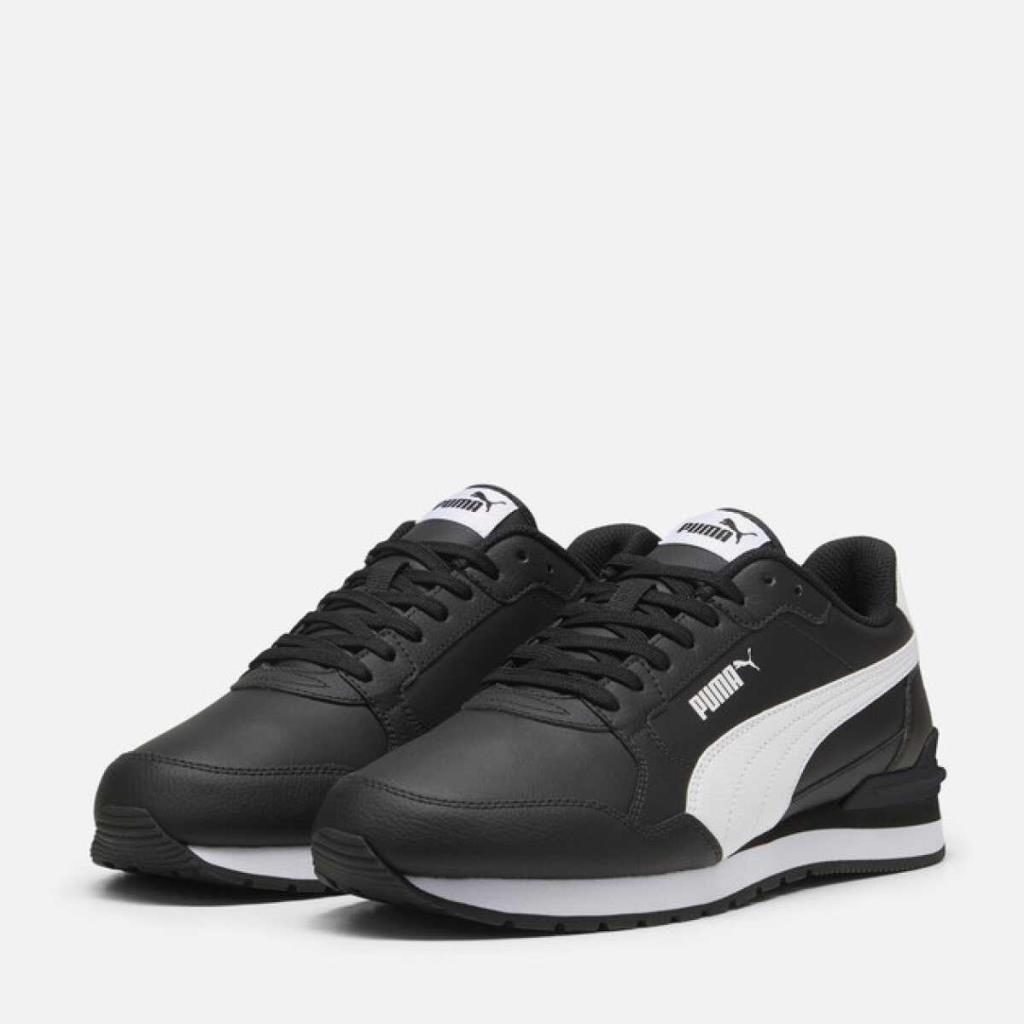 Puma St Runner v4 L 399068 01 Siyah-Beyaz Unisex Sneakers