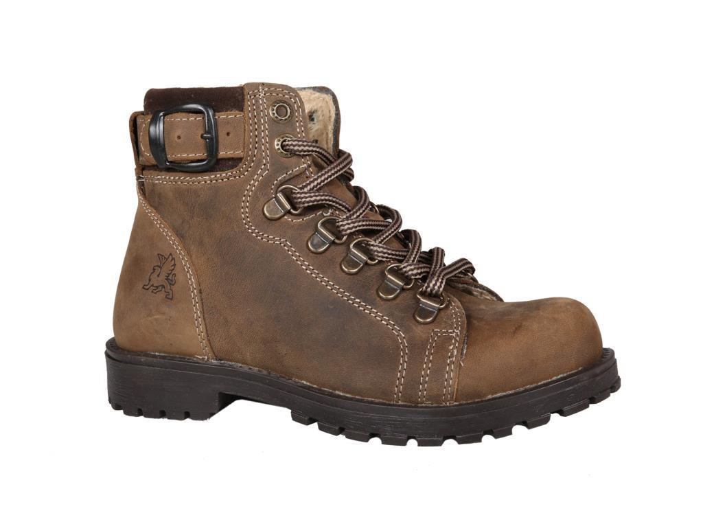 RAKER 8028 Saf Deri (36-39 Arası) Kum Unisex Bot