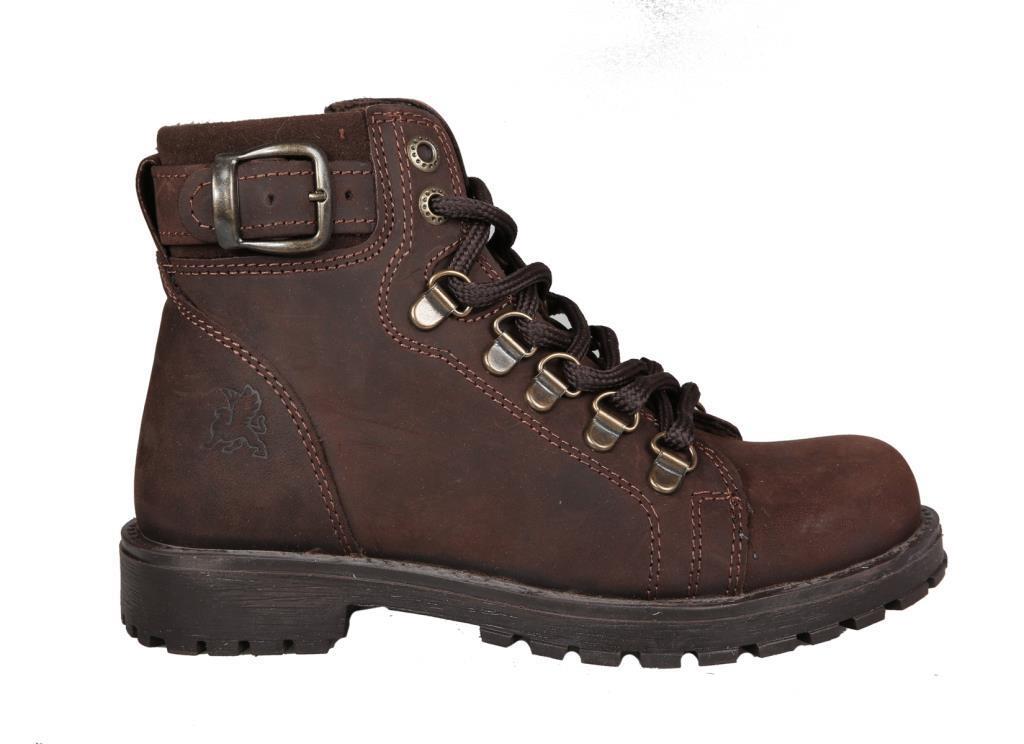 RAKER 8028 Saf Deri (36-39 Arası) Kahve Süet Unisex Bot