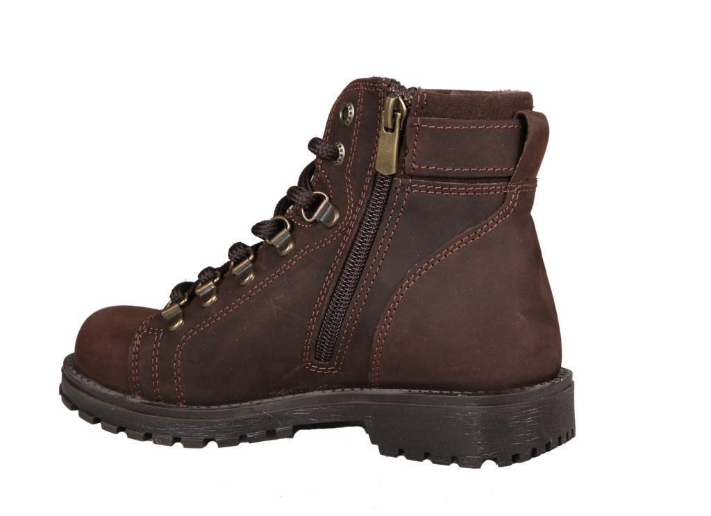 RAKER 8028 Saf Deri (36-39 Arası) Kahve Süet Unisex Bot