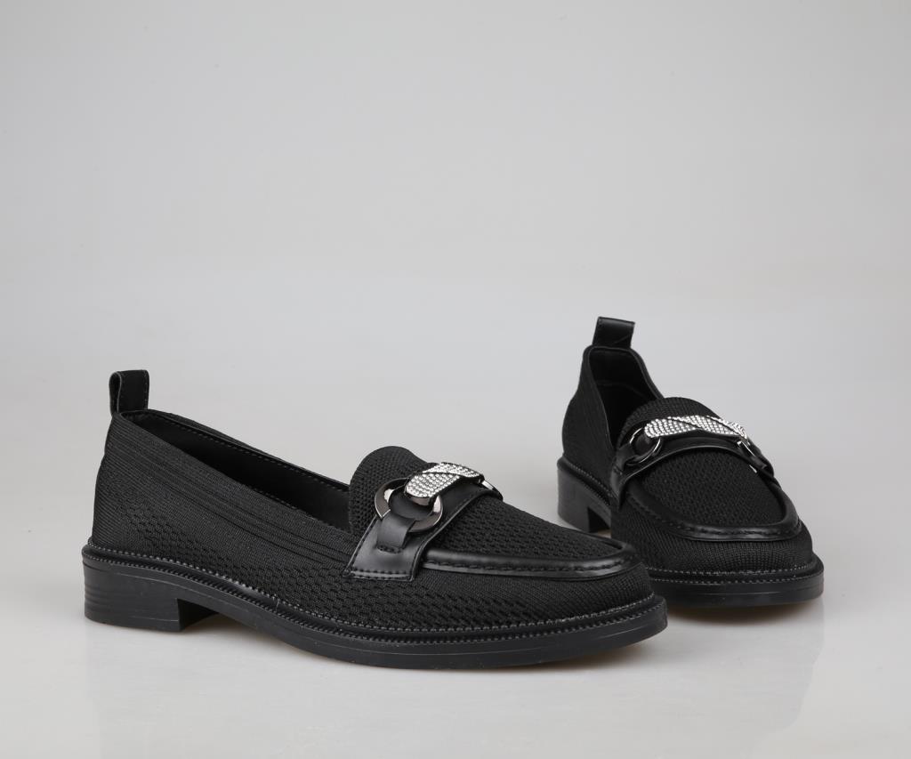 Style Star hs707 Siyah Kadın Babet